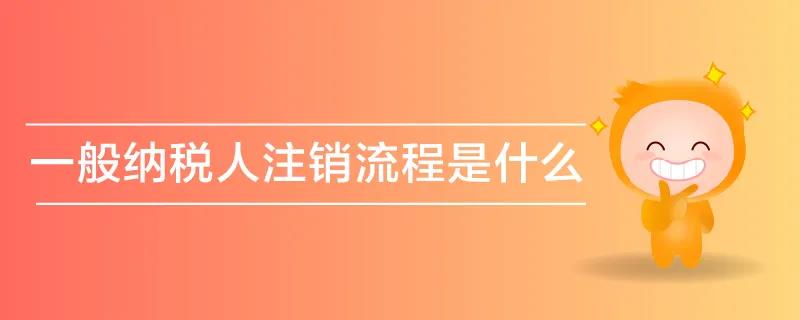 一般纳税人注销